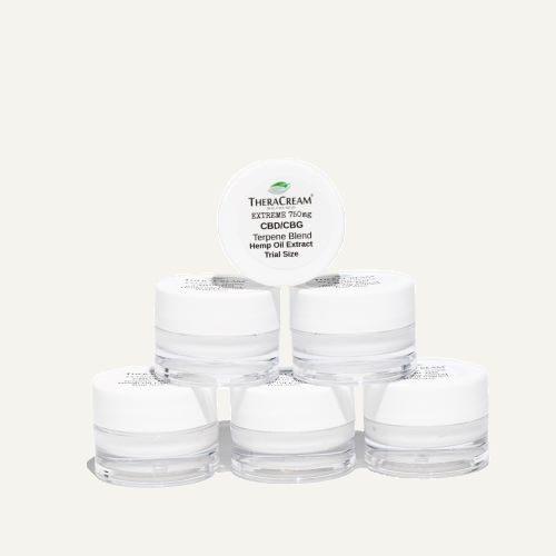 THERACREAM® Extreme 750mg Topical Cream Trial Size – 6 Pack – THC-Free